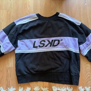LSKD A-Team Sweater Oversize Black and Purple